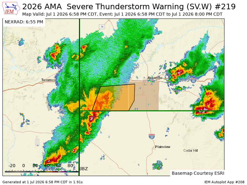 SCStormChasers's tweet photo. AMA issues Severe Thunderstorm Warning [wind: 60 MPH (RADAR INDICATED), hail: 0.75 IN (RADAR INDICATED)] for Deaf Smith, Randall [TX] till Jul 1, 8:00 PM CDT https://t.co/lxKsVXgR9y https://t.co/rbBMVoe4DV