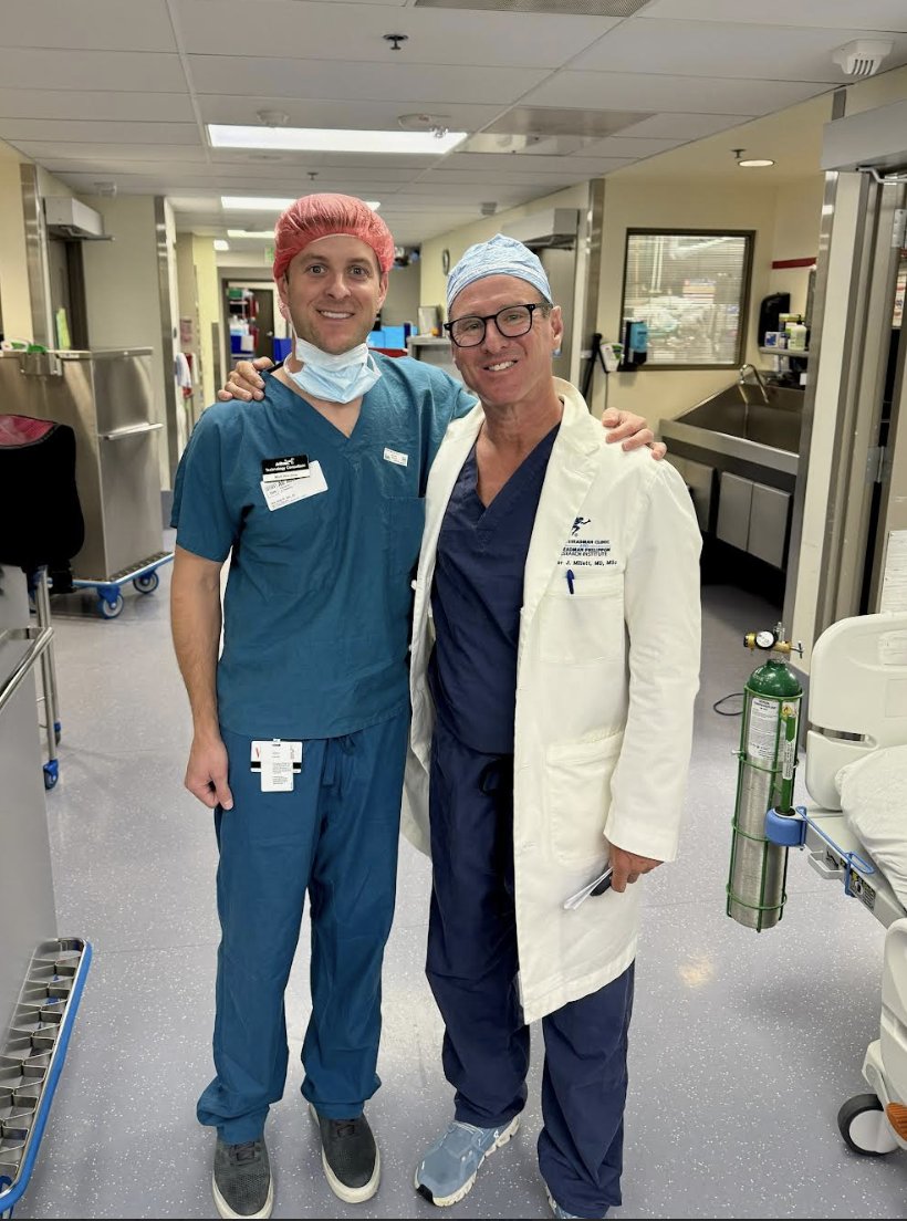 MillettMD's tweet photo. Last day in the OR with Matt Wardlaw! Thanks for all your help over the last decade and congratulations on your promotion to product director for Arthrex in the Rocky Mountains! https://t.co/gwaXmMFHSL