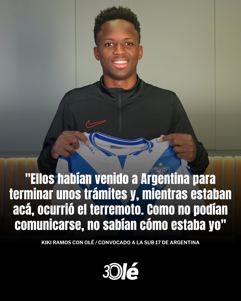 DiarioOle's tweet photo. Kiki Ramos, citado a la Sub 17 con Argentina, le contó a Olé cómo llegó desde Haití y el rol clave de sus padres 💙🇦🇷

✍️ Por @nicolaroccanarv https://t.co/oFDbBtiUUa