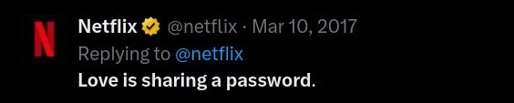 Alaska45l's tweet photo. @SimpluraV2 Era netflix twitteando de compartir las cuentas jajajaja https://t.co/qag7qgZ4pk