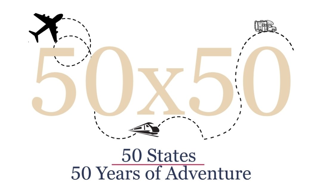 50x50Travels's tweet photo. THIS JULY 4TH, GIVE THE GIFT THAT SCREAMS FREEDOM & ADVENTURE! Tired of lame socks or another mug? Get them the 50x50 Travels Wanderlust Shirt, the ultimate “I love America and I’m gonna explore every inch of it” tee. 100% USA-grown cotton
 Made in the USA. Whether it’s for your dad who’s always talking about hitting all 50 states, your travel-obsessed bestie, your mom who loves a good road trip, or yourself, this shirt is pure American in wearable form. Shop now https://t.co/lRy8OJu0Ll  Let’s make this the most traveled July 4th ever. #July4th #IndependenceDay #50States #MadeInUSA #TravelGift #PatrioticShirt #USA #RoadTripReady