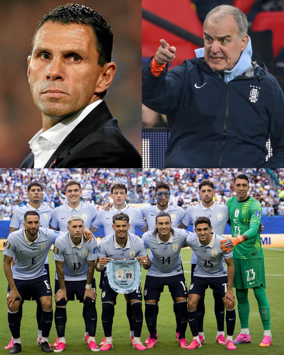 Misticauruguaya's tweet photo. 🇺🇾⚠️ Durisimo Gustavo Poyet contra la petición de los jugadores de Uruguay:

“De cuántos minutos eran las charlas que los jugadores no aguantaban? Eran de 20, 30 minutos? Si eran de 20 y lo quisieron bajar a 10 es una falta de respeto al país".

"No te bancas una charla de 20 minutos? Estás todo el día al pedo adentro de un hotel”.