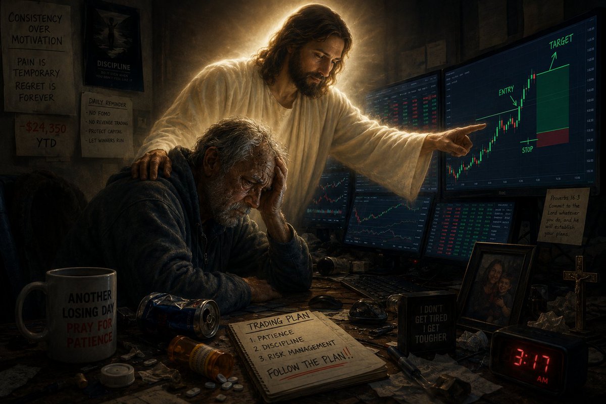 HoboTrader2D's tweet photo. @saltydocEM Imma start asking jesus to help me on my trades like @market_sleuth does 🤣 https://t.co/K8MNiUzqxM