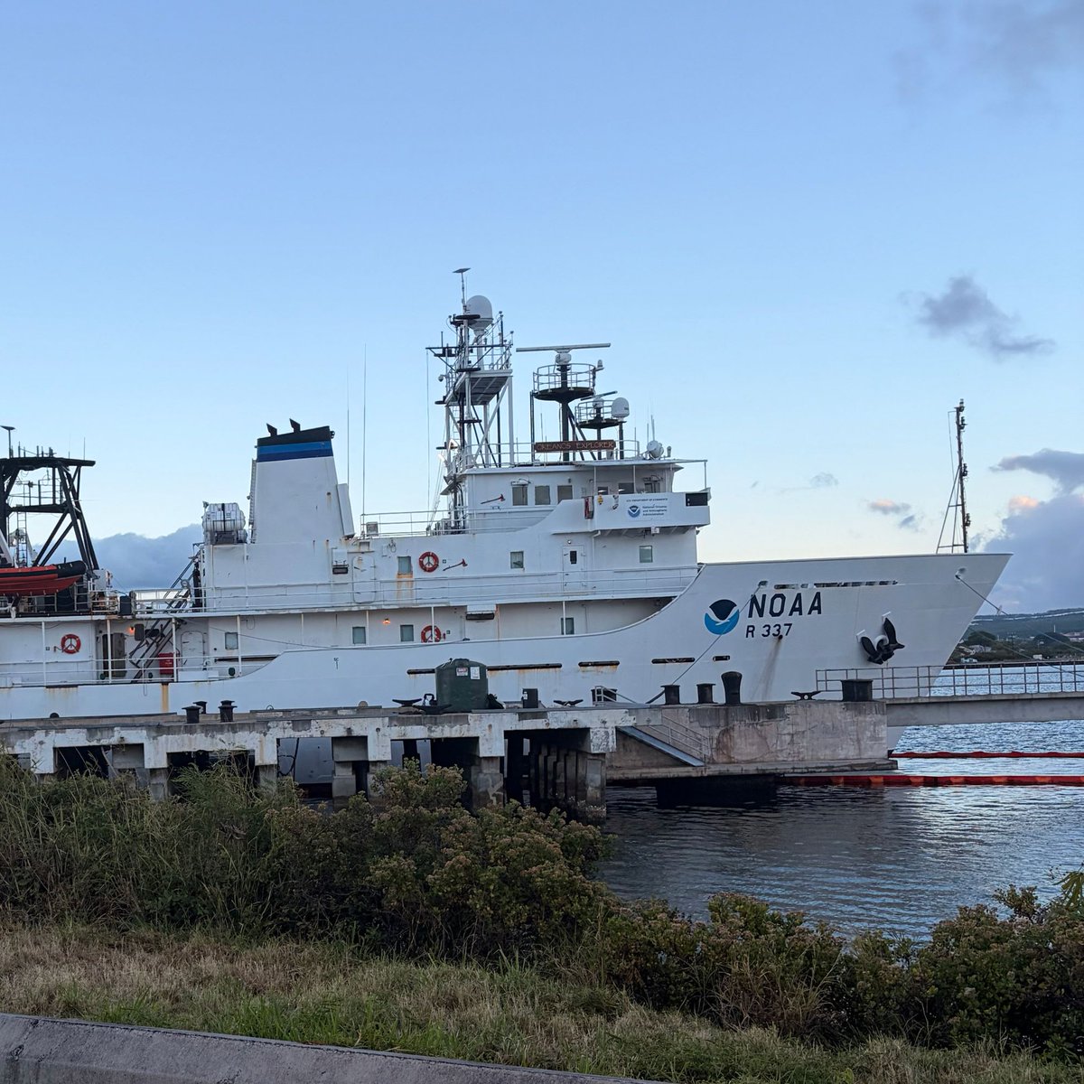 oceanexplorer's tweet photo. Just two weeks into her fellowship, 2026 Knauss Fellow Shari Rohret found herself sailing across the Pacific in the name of science. Follow her ongoing log as she documents her experience at sea during the 2026 Pacific Islands Mapping expedition: https://t.co/dx37aHIsGK https://t.co/8dbEHyCz50