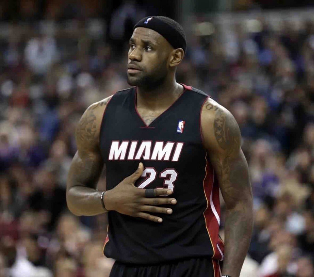 MyNBA2kNews's tweet photo. LeBron James has yet to capture that elusive first championship.

With so many obstacles to overcome, is his time in Miami coming to end? Should he explore his options when he becomes a Free Agent?

Or will he retire without a championship?

#NBAOffSeason https://t.co/OfY17Nk5OB
