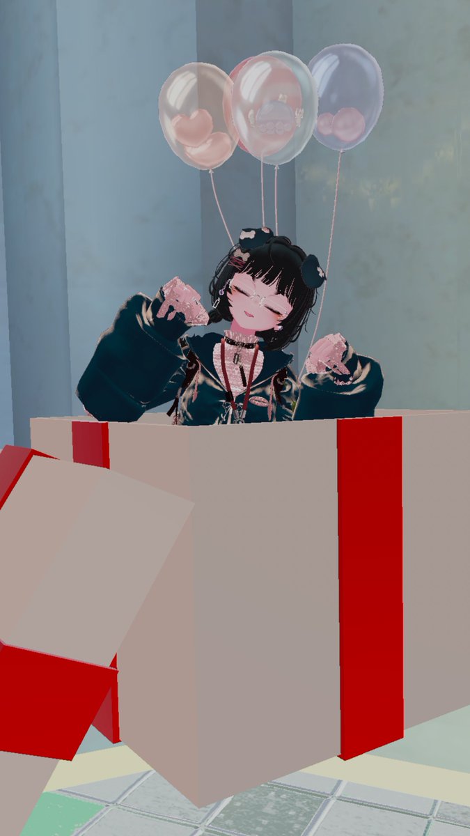 runota_da_vrc's tweet photo. 金曜日ー！
今週もラストだね！
一週間頑張った君にプレゼント🎁♡

#Shinano3D #VRChat https://t.co/R7lXVofK1w