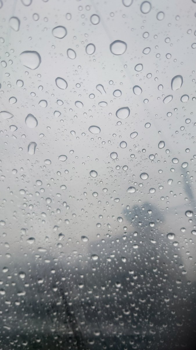 19san's tweet photo. 雨だ
結構、雨だ
こんな日は無理して
仕事しなくてもいいんじゃない？
って思うほど雨だ
遅れるのを見越して早めに家を出る

電車は13分遅れ

#雨 #水滴 https://t.co/doJr955DYz