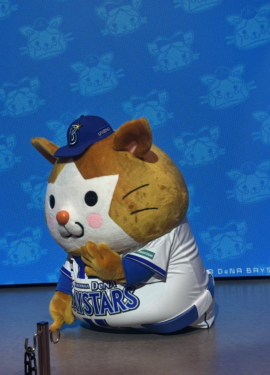 azuoaho's tweet photo. ちぇっからのいじけて、意味わからんよっと猛抗議始めるスターマン🐹
可愛すぎましたわ…😮‍💨手可愛い💙💙💙
#baystars  #ベイスターズ https://t.co/jSIcskVweU
