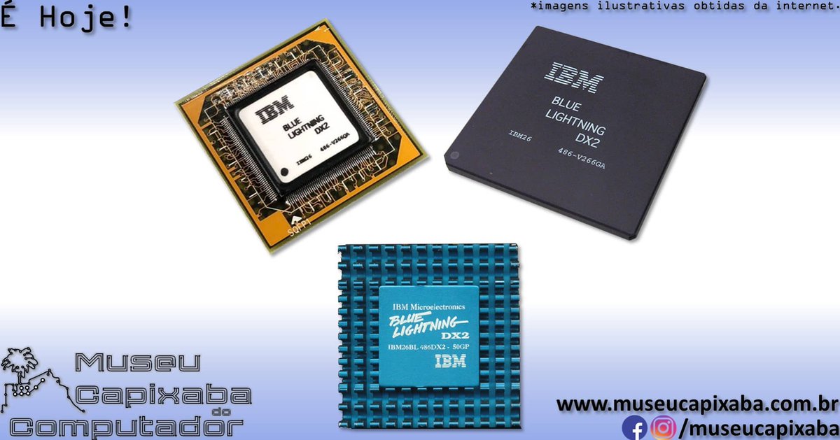 museucapixaba's tweet photo. É hoje! O microprocessador IBM Blue Lightning 486BL de 1993.
+em https://t.co/dnJREYArde
#MuseuCapixaba #mcc #éhoje #museu #tecnologia #retro #geek #retrocomputing #DescubraoES #OnThisDay #IBM #IBM386SLC #IBM486BL #IBM486SLC #IBMBlueLightning #Cx486DLC #Cx486SLC #Cyrix #Cx486 https://t.co/hQmF56AHEd