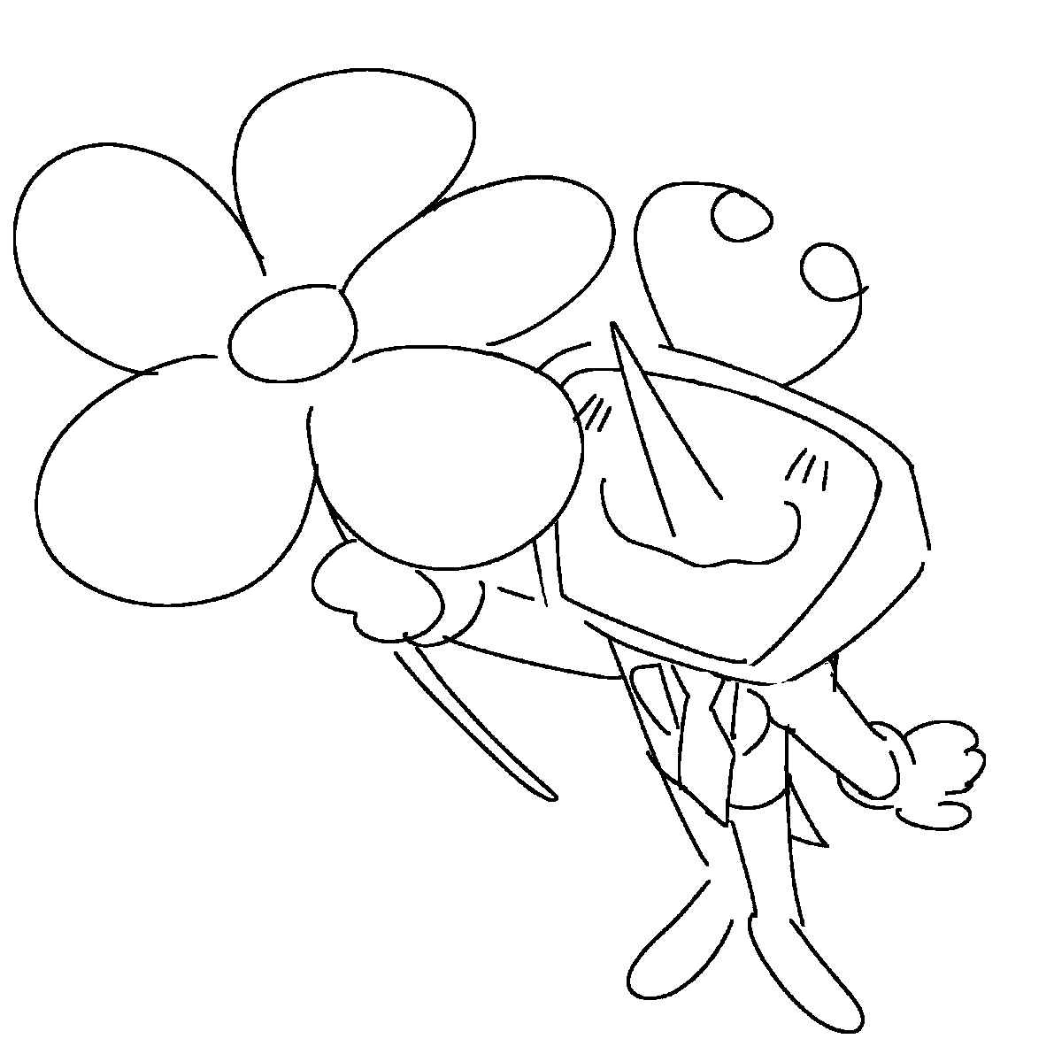 meorpin's tweet photo. The rare non-glooby tiny Tenna has a normal sized flower for you 💕 https://t.co/KT4yVX5fDY