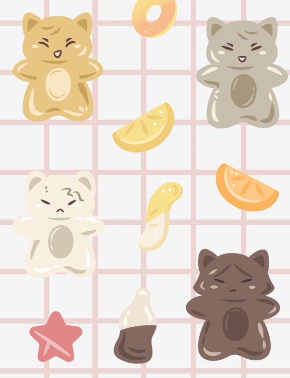 tired_pomelo's tweet photo. would you still love me if i was a gummy bear? 
#iwaoi #sakuatsu #osasuna https://t.co/5BxHfUdKkw