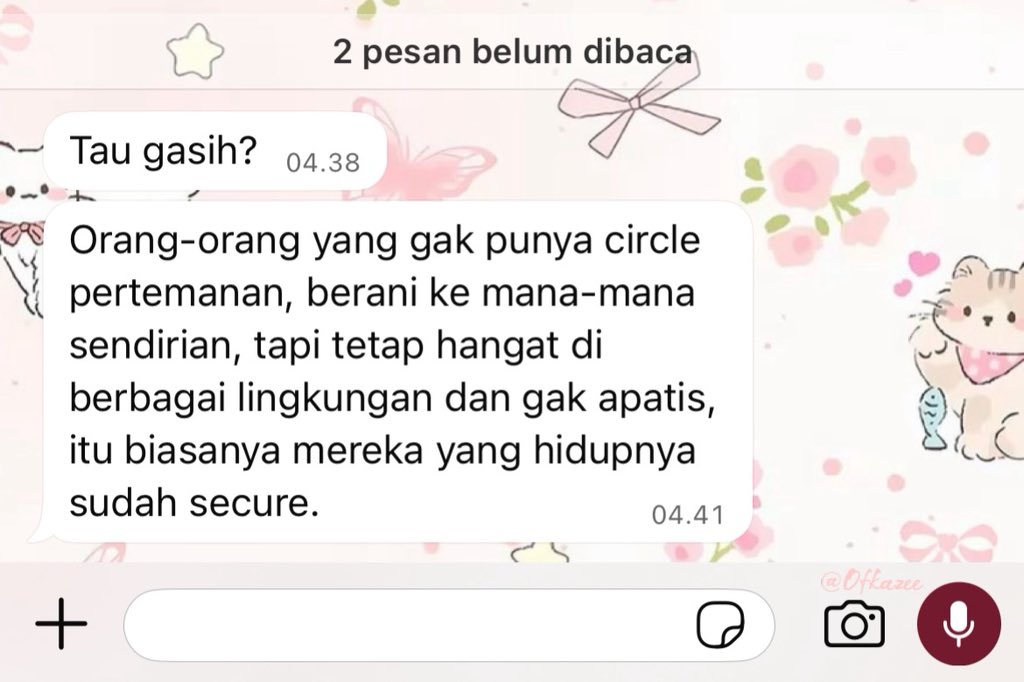 Ofkazee's tweet photo. tapi iya sih, menurutku juga gitu https://t.co/vunSvAKWwY
