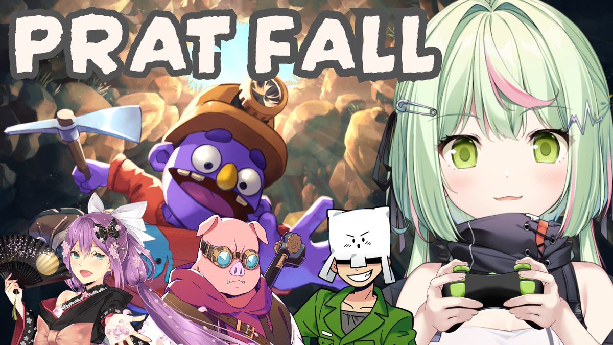 Ran_Hinokuma's tweet photo. 【Pratfall】アトミルは穴を掘る【日ノ隈らん /のなめぷろだくしょん】 https://t.co/H8pO2oYgMf 

⏰１９時から

今日は穴を掘るのだ！！！！！
この４人きっとたのしい！ https://t.co/si7UUeXR7d