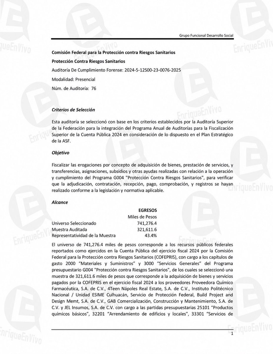 EnriqueEnVivo's tweet photo. 🚨 FGR INVESTIGA COCHINERO 
EN COFEPRIS DE $121 MDP

FGR destapa el cochinero y en la Cofepris de Alejandro Svarch no hay polvo: hay lodo, fotos clonadas, informes “patito” y una red de empresas fachada que termina, casualmente, en las cuentas de un funcionario y su esposa. 

121 millones que no huelen a mantenimiento… huelen a montaje.

#Expedientes de @arturoangel20 en @asilascosasWPM.

La ASF encontró de todo:

•Fotos duplicadas usadas como “evidencia” de trabajos distintos.
•Informes creados después para justificar servicios que nunca ocurrieron.
•Técnicos fantasma que niegan haber tocado un solo minisplit.
•Triangulación de recursos que termina en cuentas personales.

La FGR ya abrió carpeta. La Fiscalía Anticorrupción va por los responsables. 

Y mientras tanto, el exjefe de Cofepris dirige el IMSS Bienestar. México, país donde los informes se escriben solos… y las fotos también.

🗓️L a V 
📻@WRADIOMexico | 96.9 FM
🛜 https://t.co/YvNB4fBfoX