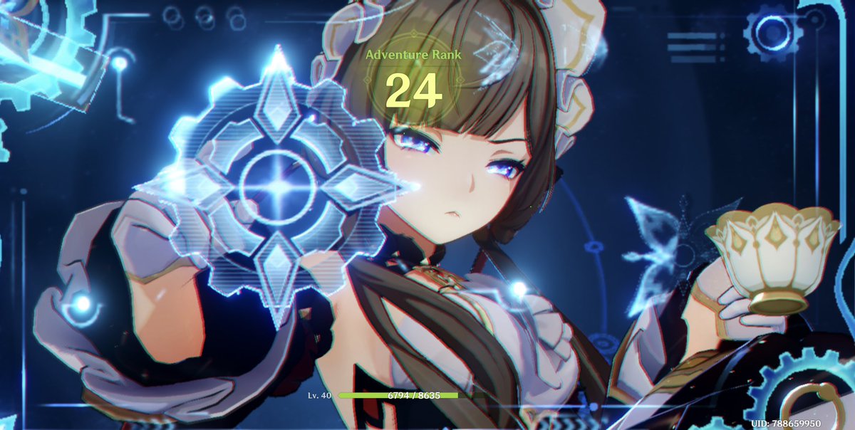 dollicup's tweet photo. im a 1.0 player however i stopped really playing genshin right before sumeru. now after 4 years i was so overwhelmed with all the new content on my og account that i started a whole new one! yippi! (rip to my og account and especially rip to c3 chiori and kokomi) https://t.co/DOXRtheeKd