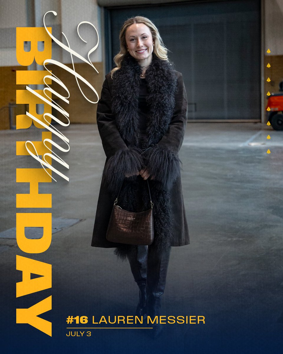PWHL_Toronto's tweet photo. Happy birthday, Mess!! 🥳

Drop a like or reply to wish Lauren a happy birthday! https://t.co/s1zhvEWLoE