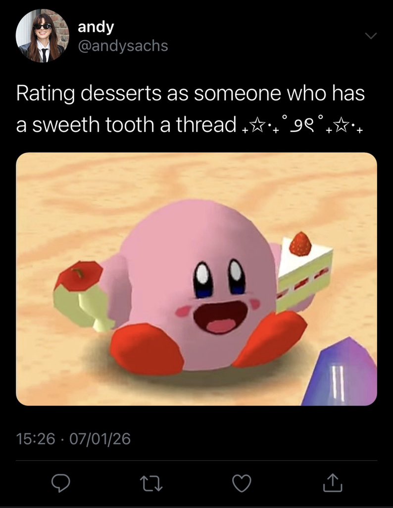 gae4cate's tweet photo. A #mirandy AU wherein: Andy rates her favorite desserts 🍨 https://t.co/t1gZq11R8B