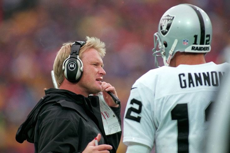 PrideandPoise21's tweet photo. Gruden &amp; Gannon #RaiderNation https://t.co/HrPUqn9KbQ