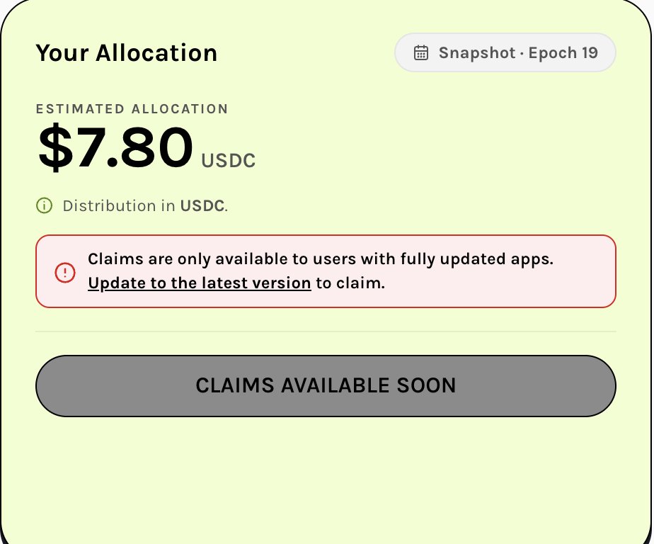 AirdropAlertAAD's tweet photo. Check the airdrop of GRASS season 2:

Just checked my Grass allocation for Epoch 19

Estimated $𝟳.𝟴𝟬 𝗨𝗦𝗗𝗖

https://t.co/SmGpAdcePI

Claim time: July 22nd.

More Update soon... https://t.co/NCnZryrV3y