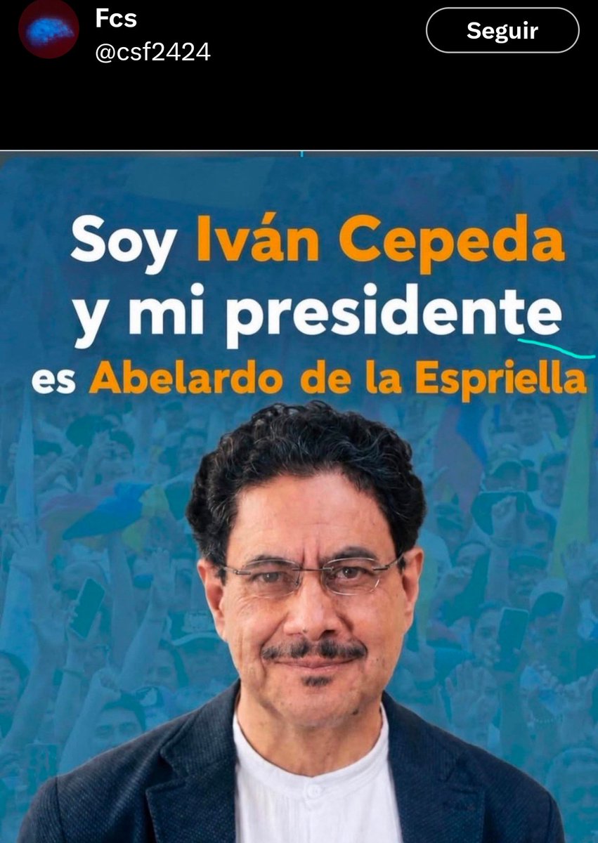 Frbarran's tweet photo. @lafm Jajajajajajaja Pataleo de ahogado. @IvanCepedaCast se está echando la soga al cuello y terminará como @betocoral. El tipo está convencido de que la gente aún le cree. Perdió, Marioneta. P-E-R-D-I-Ó. https://t.co/2pAm3SPozm