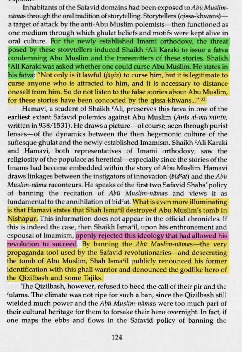 SYED_A_L_I's tweet photo. It is only after converting to Twelver Shiʿism and seeking to curb the influence of the Qizilbash did Shah Ismail reportedly order a ban on the recitation of the Abu Muslim-nameh and even desecrate Abu Muslim’s tomb. https://t.co/JYdTj0NuN4