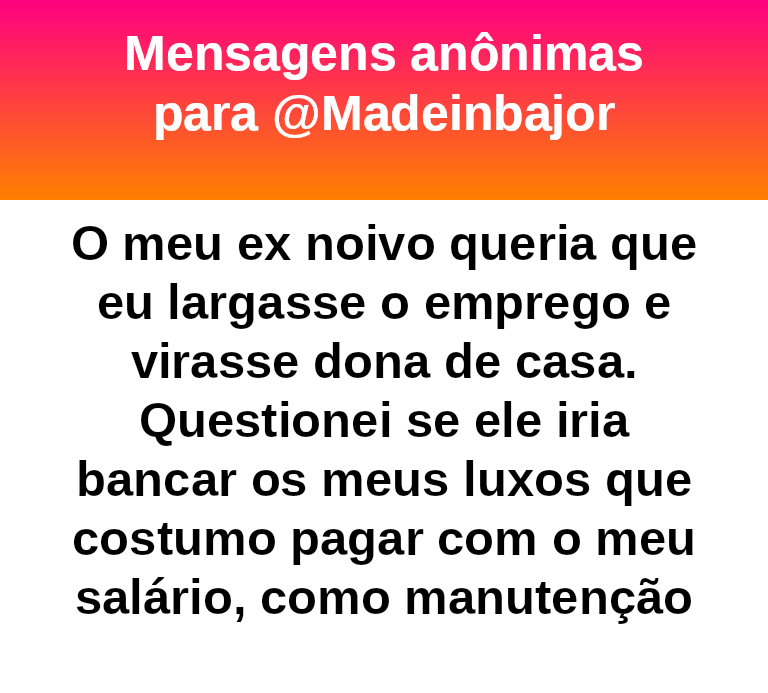 madeinbajor's tweet photo. Uma coisa que tá cada dia mais comum. O provedor sem dinheiro pra prover.  #bajo42416 https://t.co/1bLD1ngq4J