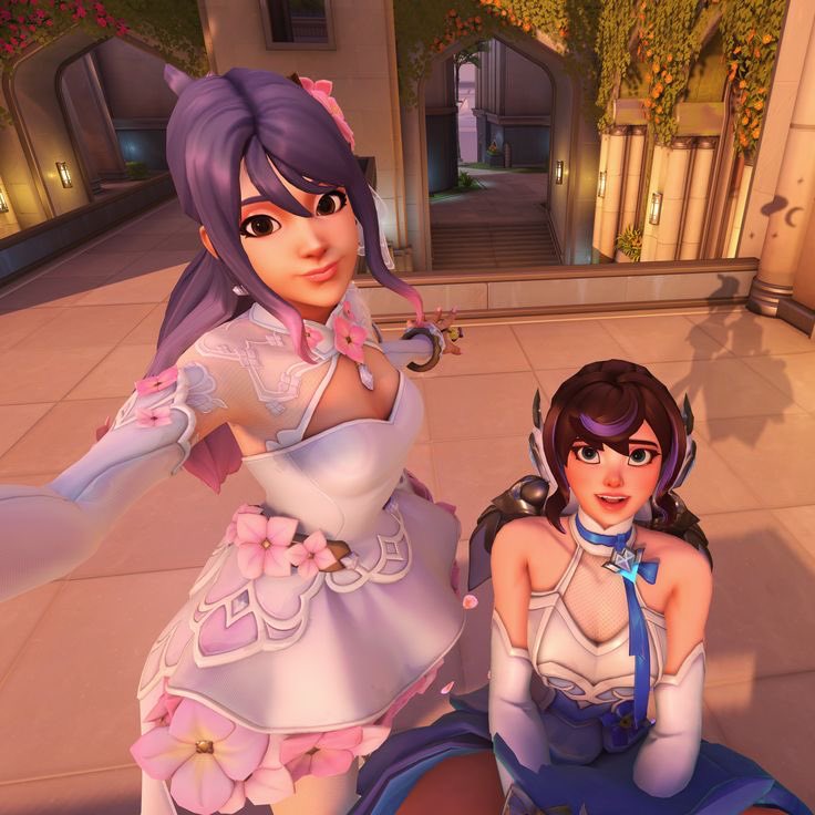 MercysCaduceus's tweet photo. THE support duo https://t.co/lps391a4uA