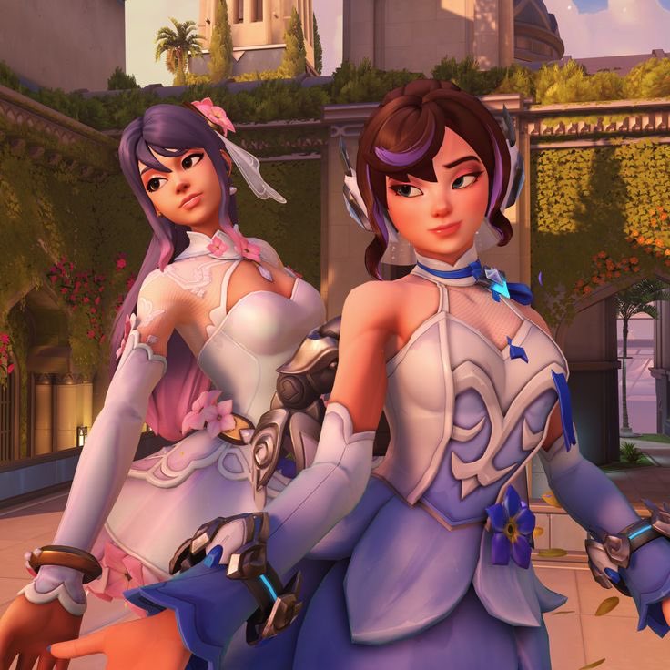 MercysCaduceus's tweet photo. THE support duo https://t.co/lps391a4uA