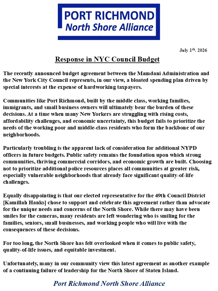 PortCivic's tweet photo. When @NYCCouncil fails to provide funding for a SAFE CITY and protecting this once great City instead funding special interests is a problem. Congratulations on making this City UNsafe. We thank SOME of our members for voting NO! NOTHING to smile about.
https://t.co/dSyeMxbONq https://t.co/SeXvNJ8dmx