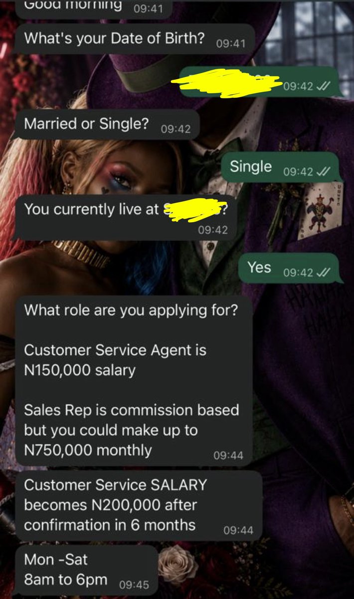 sholamefun's tweet photo. @ChuksEricE A similar thing happened to my younger sister recently. I saw a job posting online and they wrote 400k as the salary. I told my sister to apply. She did and this was how the interview went ⬇️⬇️⬇️

Please tell me, which work requires you to send your ID before you start work? https://t.co/CG0uYbvZZh