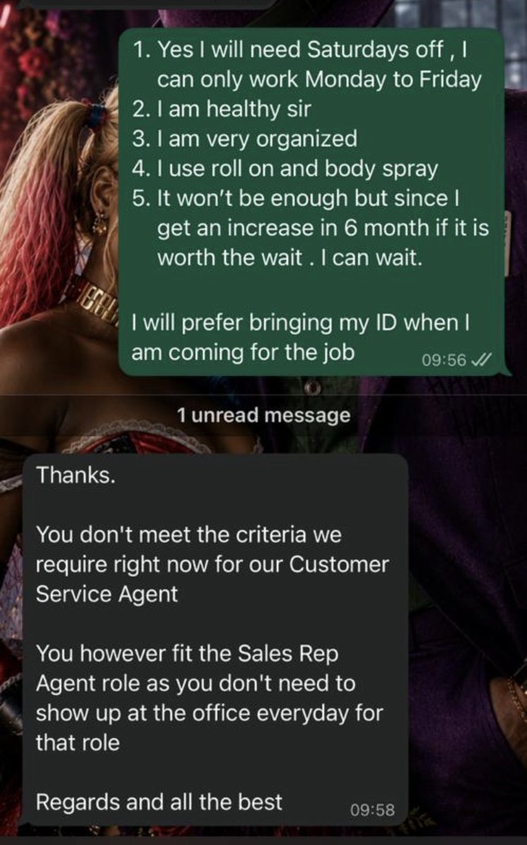 sholamefun's tweet photo. @ChuksEricE A similar thing happened to my younger sister recently. I saw a job posting online and they wrote 400k as the salary. I told my sister to apply. She did and this was how the interview went ⬇️⬇️⬇️

Please tell me, which work requires you to send your ID before you start work? https://t.co/CG0uYbvZZh
