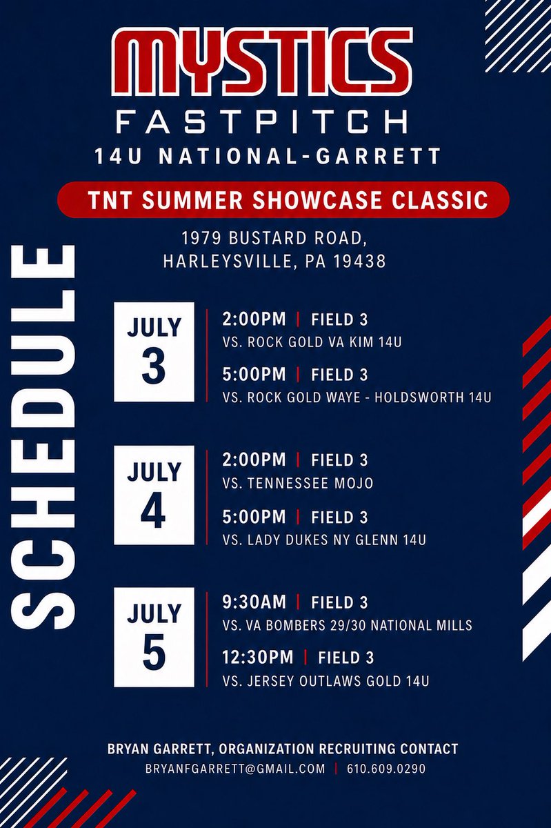 KatelynHowarth's tweet photo. I can’t wait to be back with the team this weekend at the TNT Summer Showcase! @TNTTournaments
#softball #classof2030 #gostics
@LineDsoftball, @ExtraInningSB, @PrepSoftball, @PA_recruit, @CoastRecruitsSB, @SoftballClips, @YAthletesF, @IHartFastpitch, @DirectRecruits, @fastpitchwatch, @SoftballDown, @EC_Recruit, @themaineventsb, @BeThatPlayer1, @BlackCatFP, @TopPreps,
@NextPitch_SB, @MaxPreps.