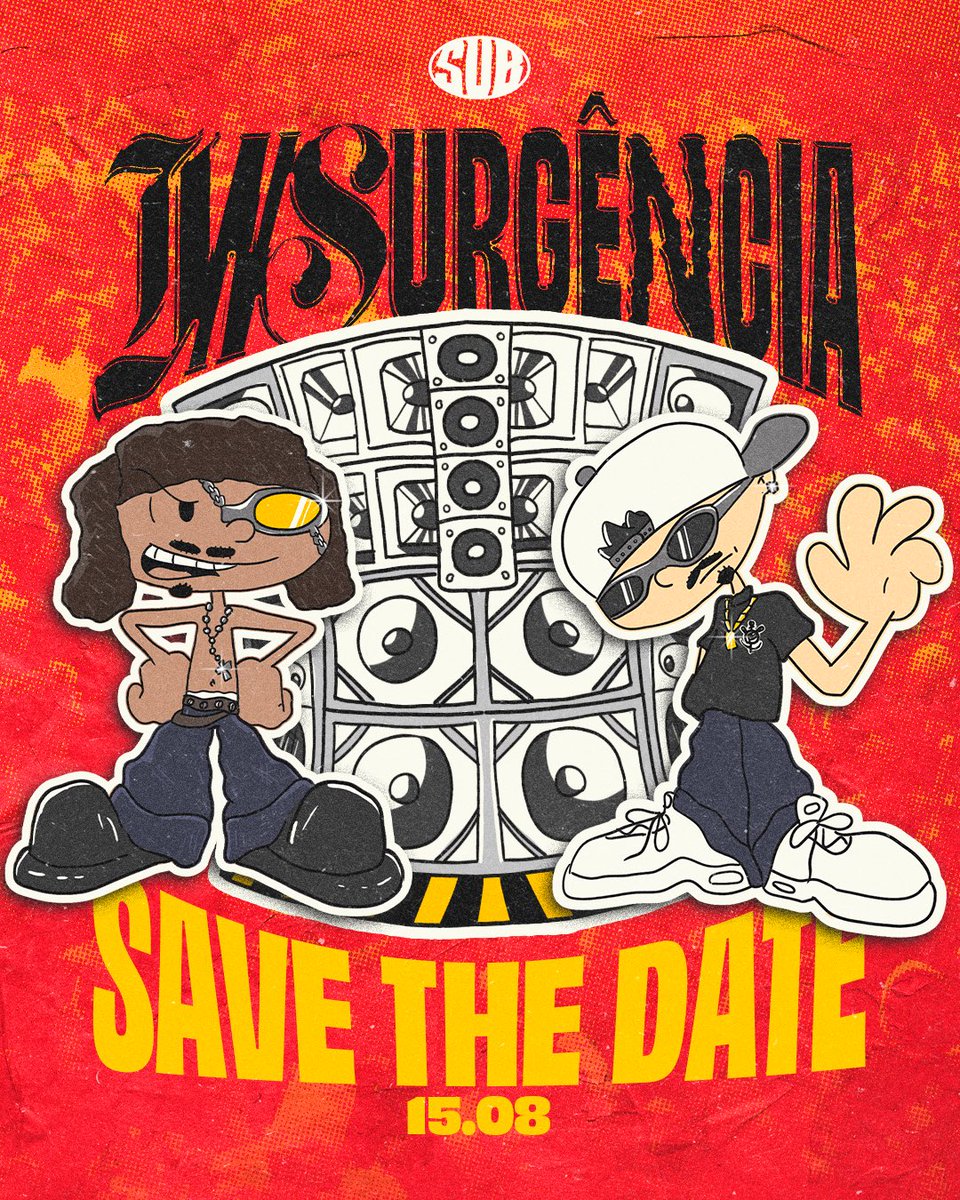 subversivabr's tweet photo. VOLTAMOS 😎

A saudade de um funk é grande e por isso a Insurgência está de volta para mais uma edição única!! 😜

Com duas atrações inéditas, diretamente de SP ✈️

SAVE THE DATE - 15/08
Casa UP - A partir das 21h https://t.co/uJhlb7wiEk