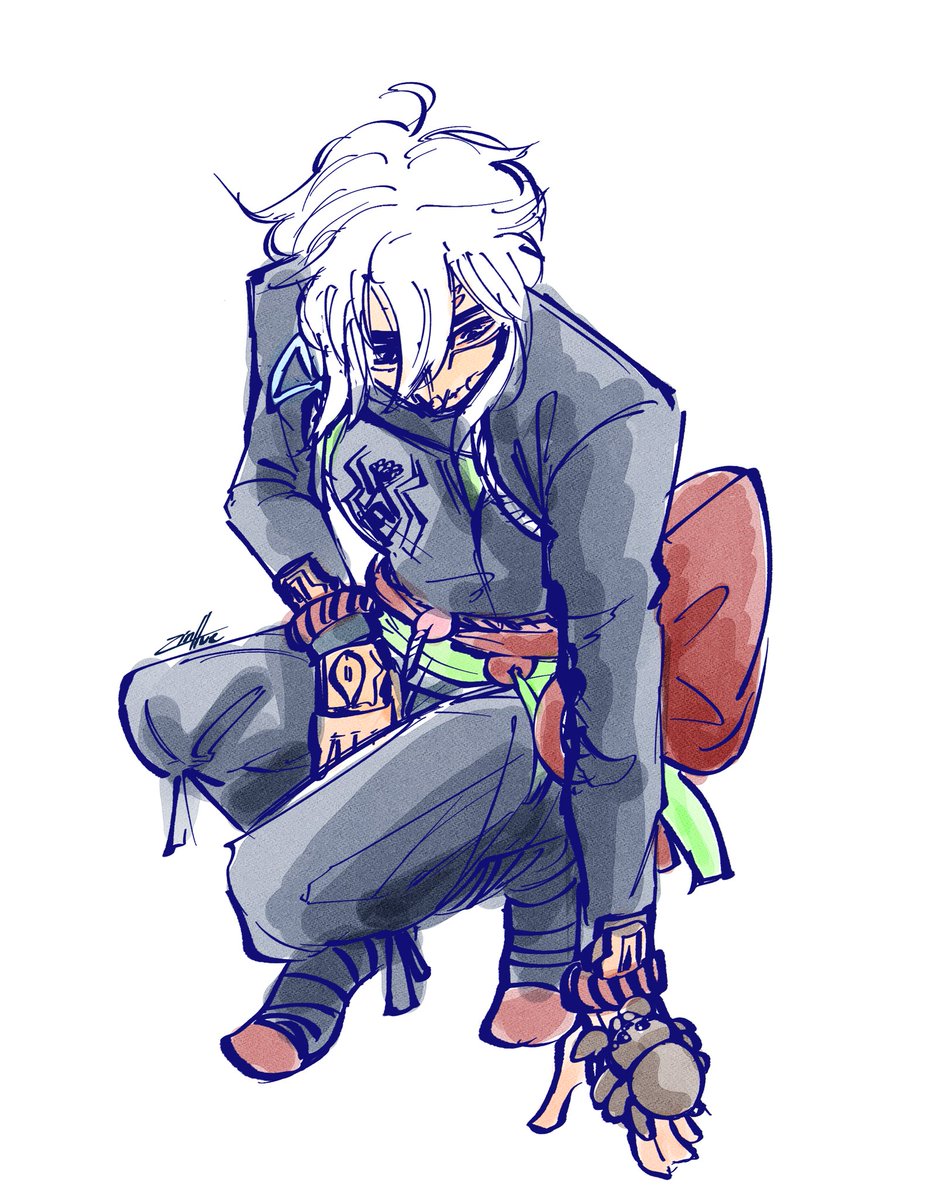 Spider_Oni's tweet photo. Little friend… cute. https://t.co/NcDYerbBtO