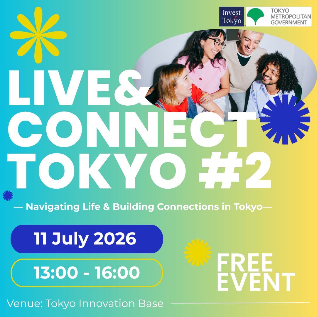 Join LIVE & CONNECT TOKYO #2, a free English event where