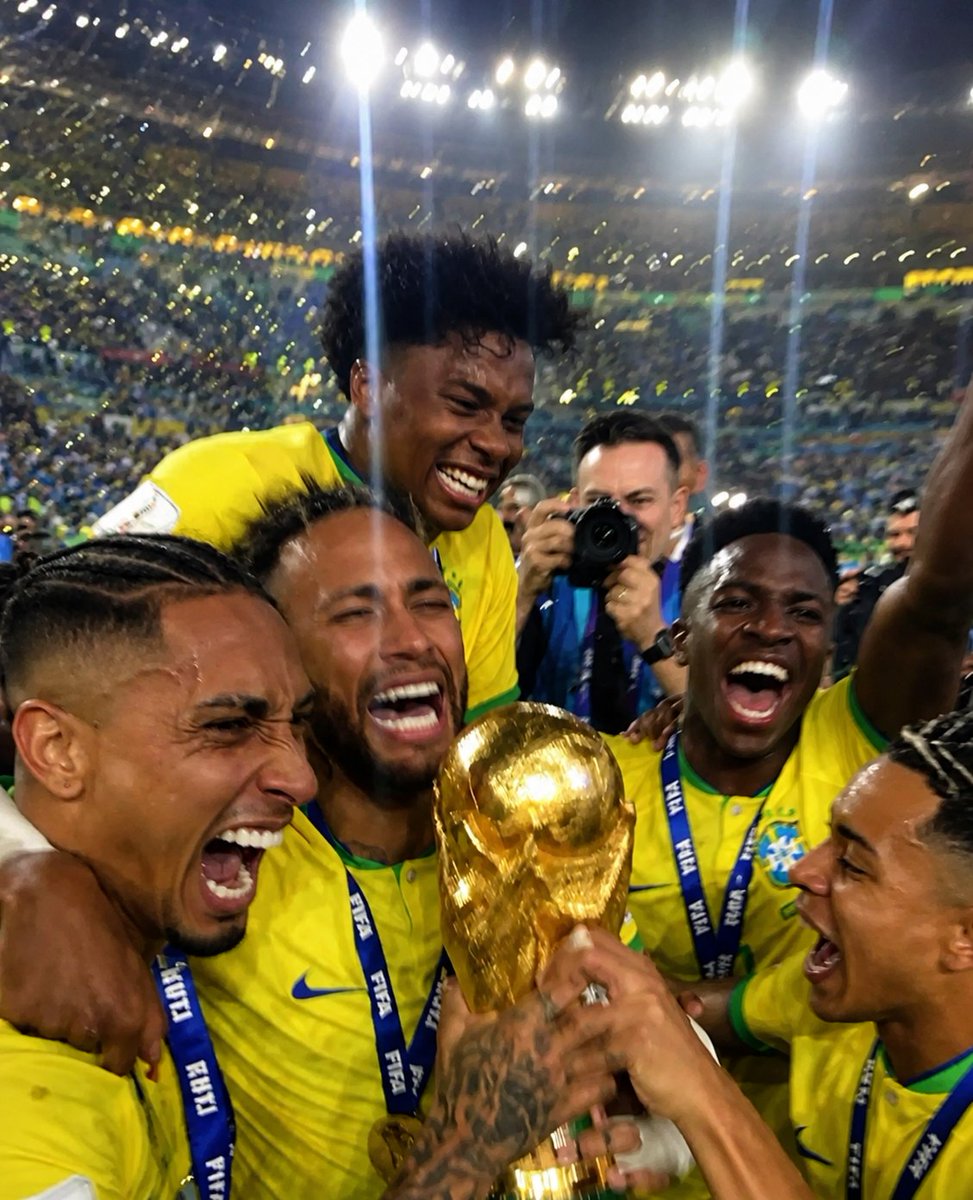 izaqueoeav's tweet photo. 😳🏆⚽️🇧🇷 SERIA UMA VIAJANTE DO TEMPO PREVENDO O CAMPEÃO DA COPA DO MUNDO?

"Duas imagens começaram a circular após uma suposta postagem no Reddit. A publicação mostrava uma previsão completa da trajetória do Brasil na Copa do Mundo de 2026, incluindo os placares de cada partida e o título mundial.
Minutos depois, o post teria sido apagado sem qualquer explicação.
Pouco tempo depois, uma segunda imagem apareceu: jogadores da Seleção Brasileira comemorando com a taça, exatamente como a publicação sugeria."