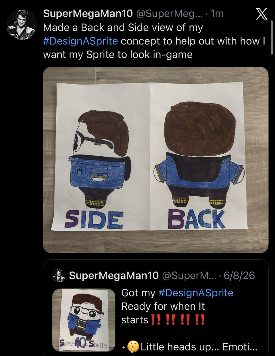 SuperMegaMan10x's tweet photo. @BackersGamesF I’m very glad that I got to be part of this https://t.co/WcbrwadOHE