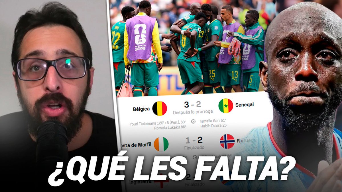 nahuelzn's tweet photo. 🔴 NUEVO VIDEO | Cuatro selecciones africanas eliminadas sobre la hora. Hay un patrón y lo intento analizar en este video... pero también cada caso tiene sus particularidades.

¿Qué les está pasando a los africanos en este Mundial?
https://t.co/bAbZ6clbGG https://t.co/8HXtbRCCAw