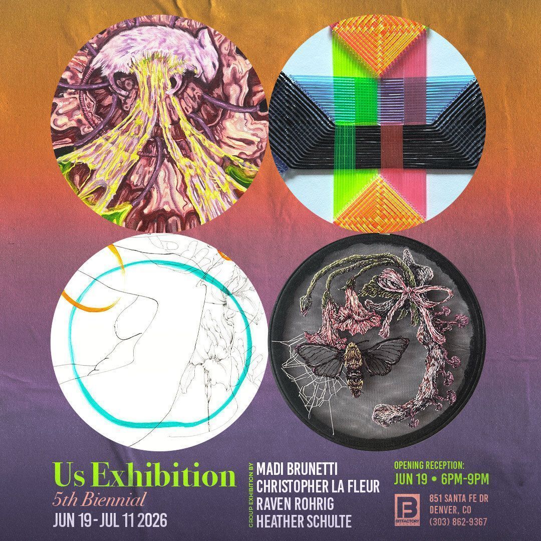 BitfactoryG's tweet photo. Join us this Friday, July 3rd from 6-9p for the First Friday Artwalk & the 5th Biennial Us Exhibition.
#BitfactoryGallery #Us5 #GroupExhibition #LGBTQ #PrideMonth #MadiBrunetti #ChristopherLaFleurArts #RavenRohrig #HeatherSchulte #SymbolicArt #Illustration #ADSF https://t.co/3zL7JIRCPl