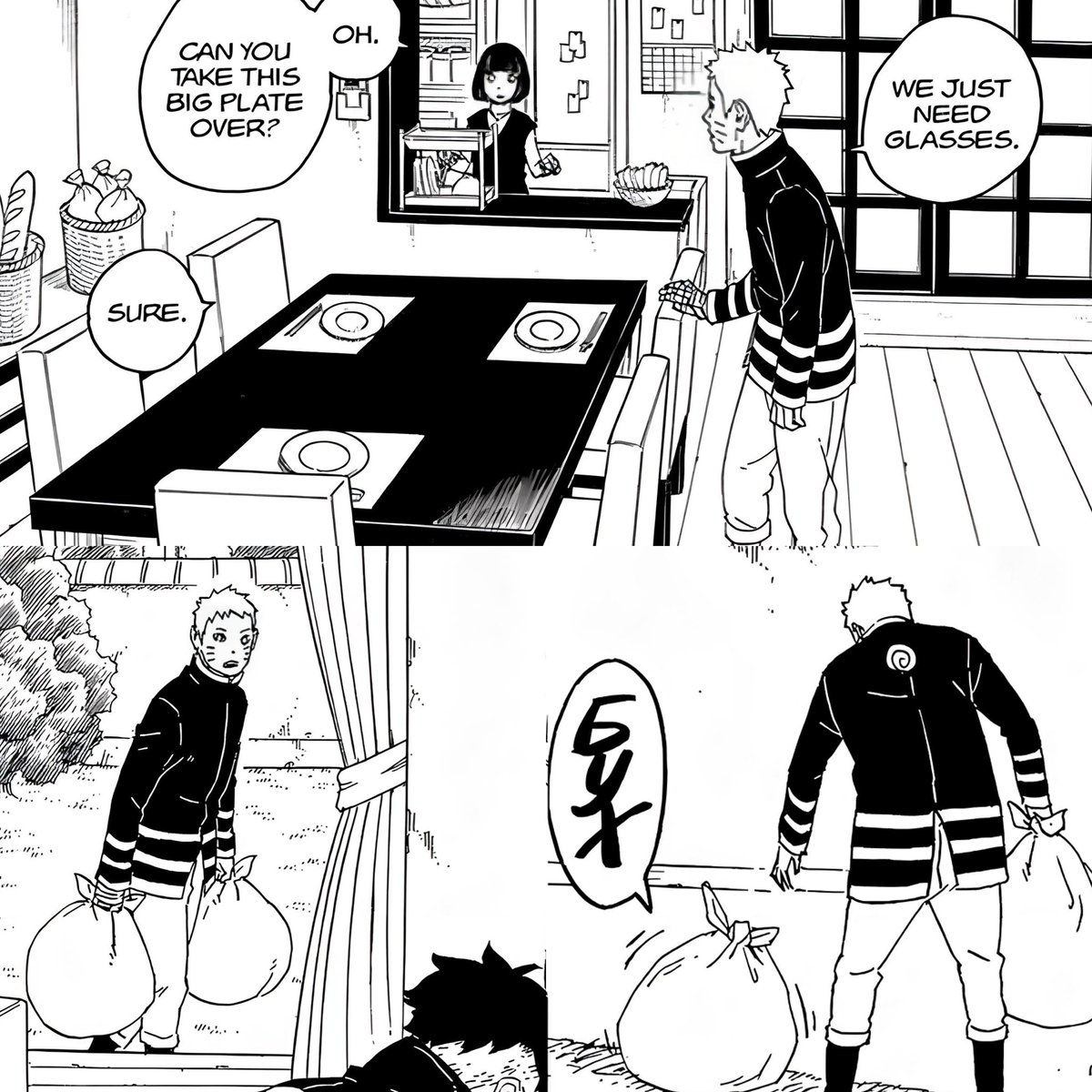 Hyugaryen's tweet photo. Hinata really had the strongest shinobi in existence taking out the trash and doing chores for her https://t.co/3kdvOwJHXh