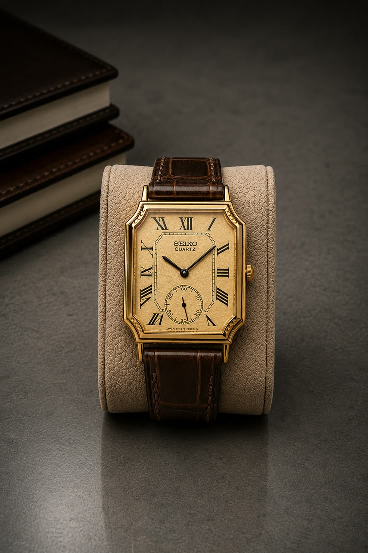 MensFashionGeek's tweet photo. Vintage Seiko quartz watch. https://t.co/BvLPkuMJBw