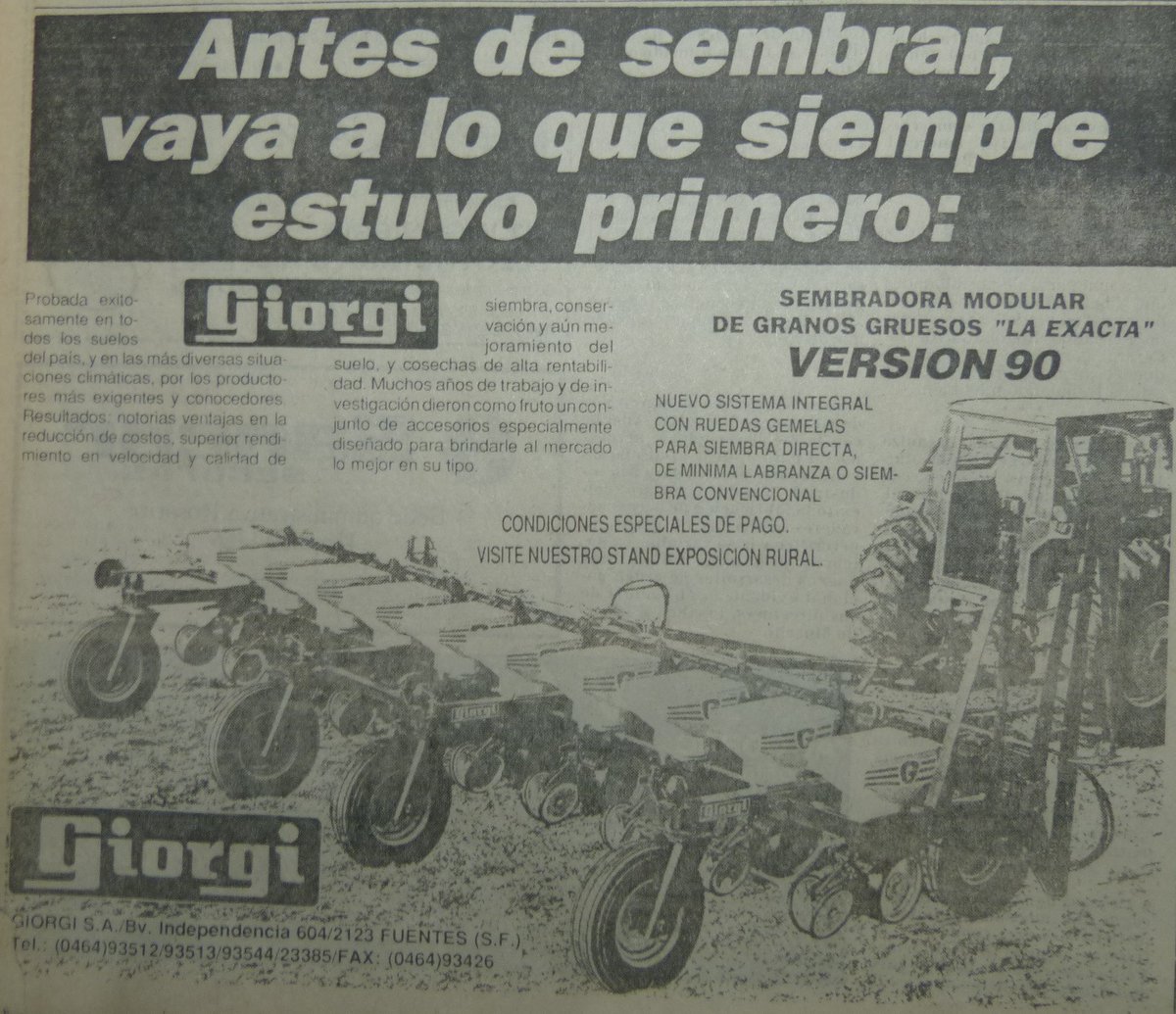 ImplementosArg's tweet photo. 1990 https://t.co/99Vw76JLxz