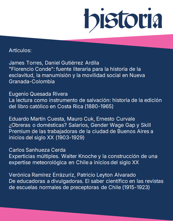 revhistoriauc's tweet photo. Nuevo nùmero de revista Historia
N° 59 vol. I, enero-junio de 2026
Revisa su contenido en: https://t.co/JZgbnWoWkv https://t.co/41k2KSYVTc