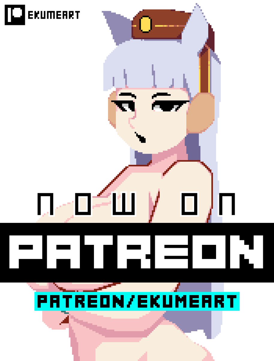 ekumeart's tweet photo. New exclusive artwork! 🐴💥

An unfinished Gold Ship artwork, now added to The Vault.

Available now on Patreon!
⭐ https://t.co/9pyX6WLqRG

#PixelArt #UmaMusume #NSFW https://t.co/PNFrrFrpSB
