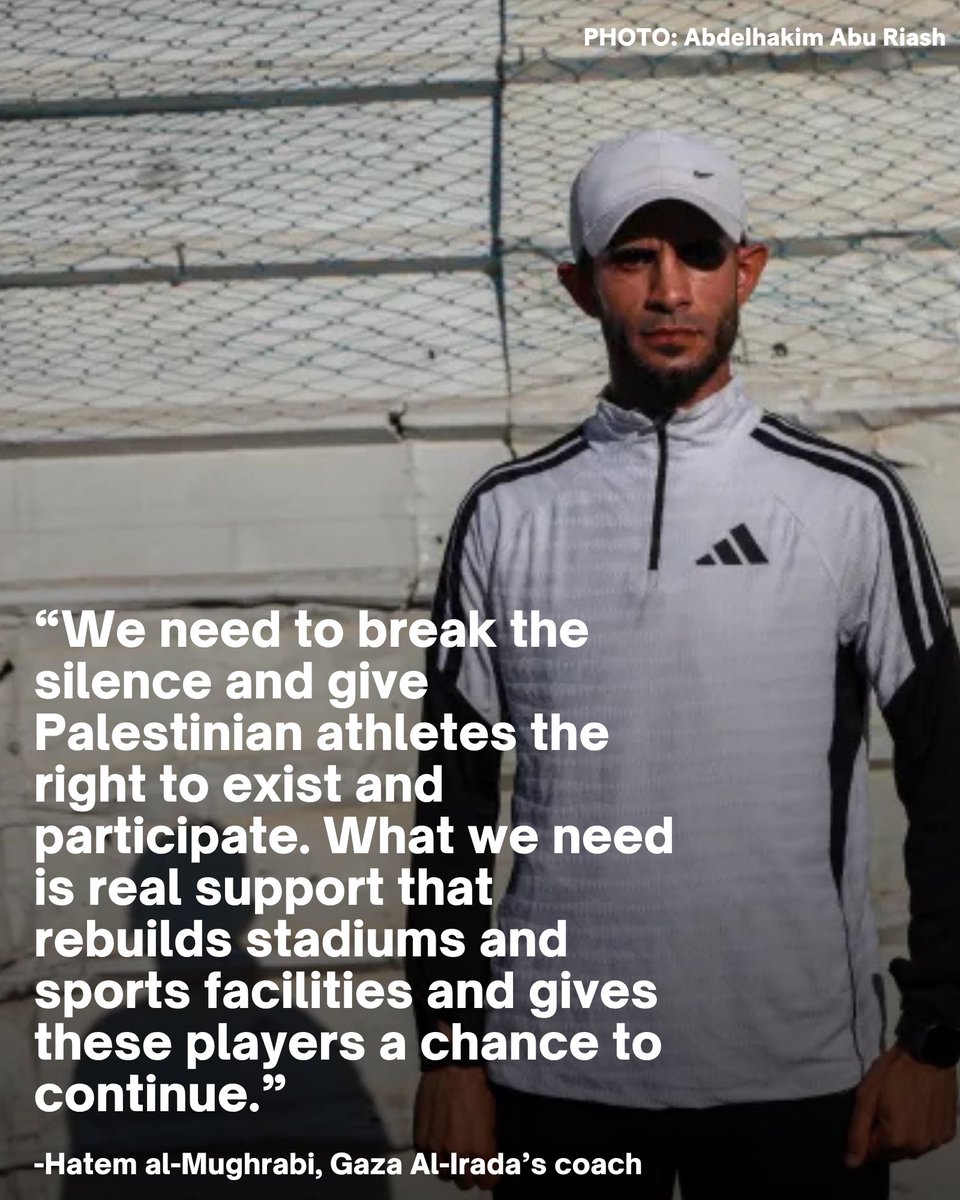 jvplive's tweet photo. As the world watches the World Cup, the Israeli military is creating another generation of amputee athletes in Gaza. It was the US’ funding that facilitated the Israeli military’s targeting of athletes in 2021, and it's still the same money that's buying weapons to bomb Palestinians in Gaza.