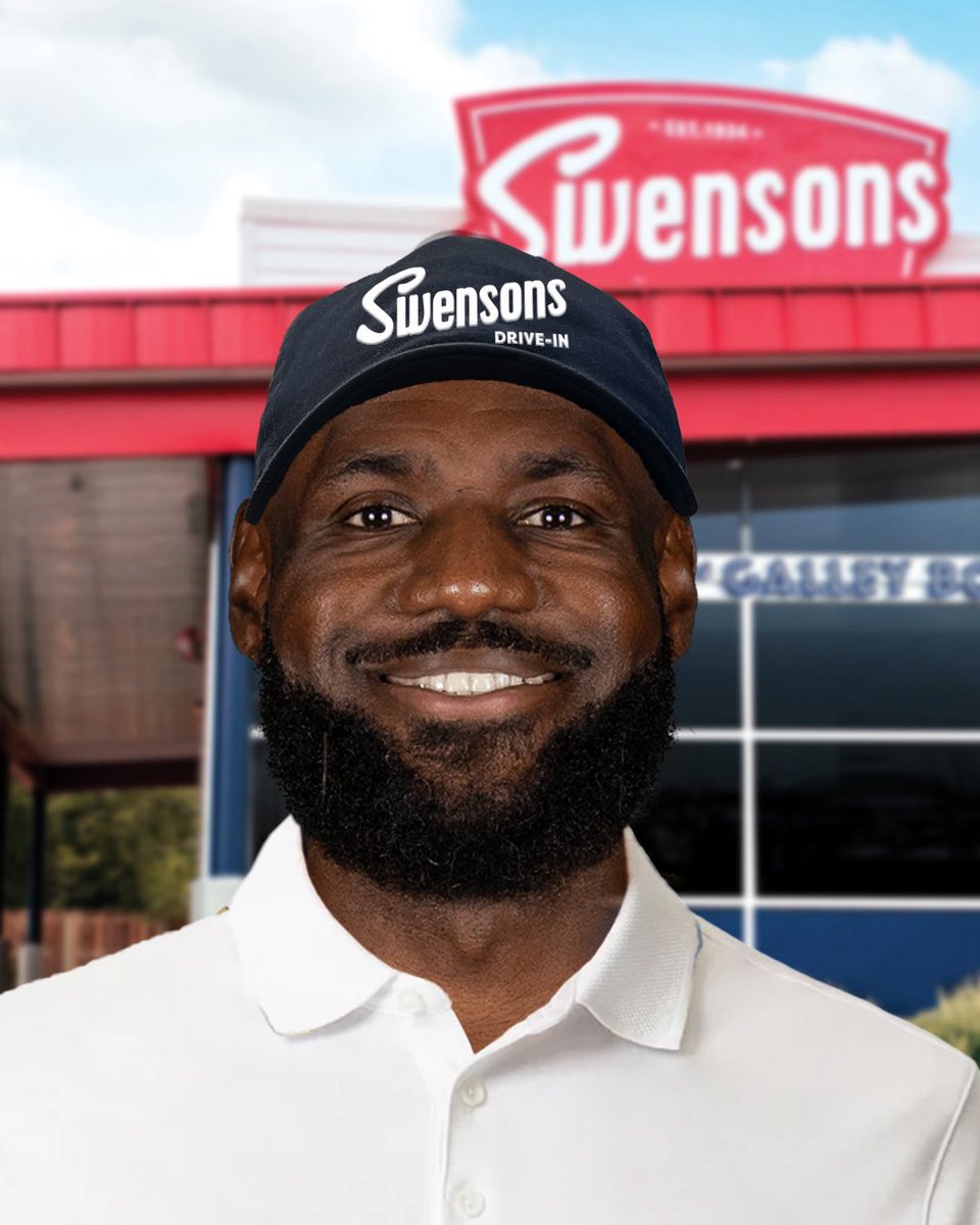 SwensonsDriveIn's tweet photo. Breaking: LeBron is taking it back to the home team where it all started https://t.co/jiYwgoJXOH