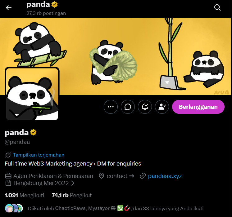 coss3depok's tweet photo. @pandaa notis always on since day 1!

lfg

5qAxs5GT8kD1cSJLH3SQT8w9oNPmhepcxkGsmxF6Pua6 https://t.co/miyTzKIFKL