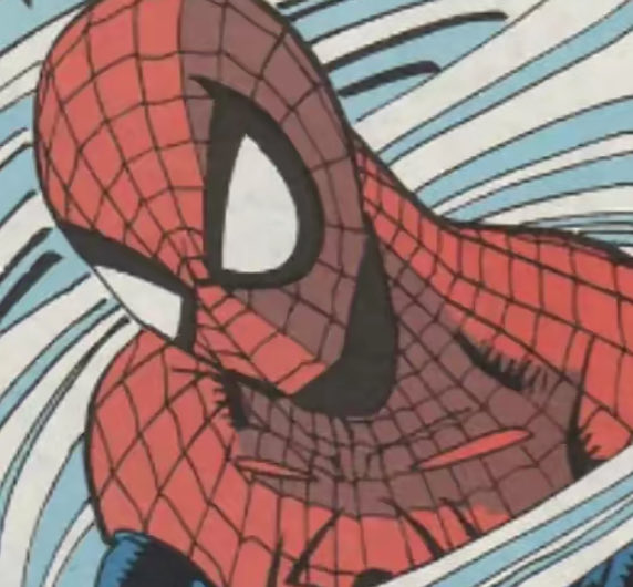 KAlDER_MAN's tweet photo. spider-man having emotive lenses is a cheap cop out and shows your inability to convey emotion without expression https://t.co/se5j6yzJFE
