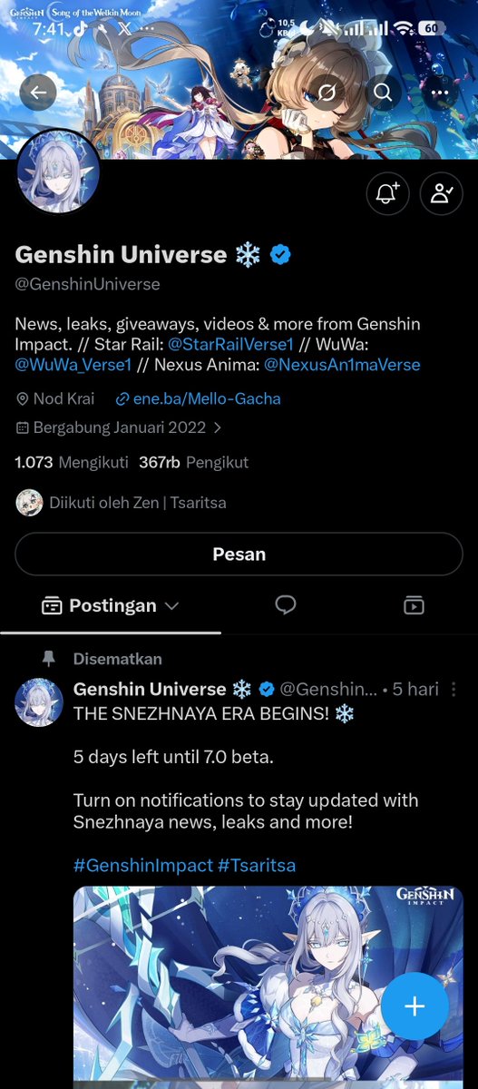 amoeifa's tweet photo. @GenshinUniverse @houseofpaimon Odette 🩵🤍 https://t.co/7UdWiQfttZ
