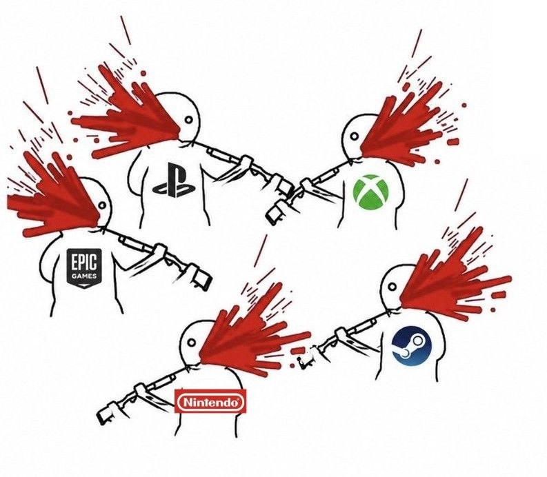 ShitpostRock's tweet photo. >Sony is killing physical discs forever
>PC gaming is completely unaffordable
>Steam deck and steam machine up by 300$
>Consoles are getting massive price hikes again
>Switch 2 still has no games 
>Epic games CEO endorsing AI

2026 is the worst year for gaming in history and its not even close